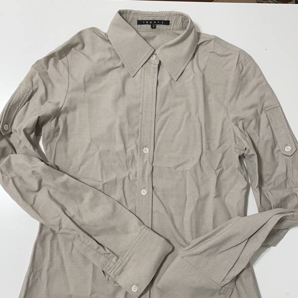 Theory Blouse, size 4 - Picture 2 of 2